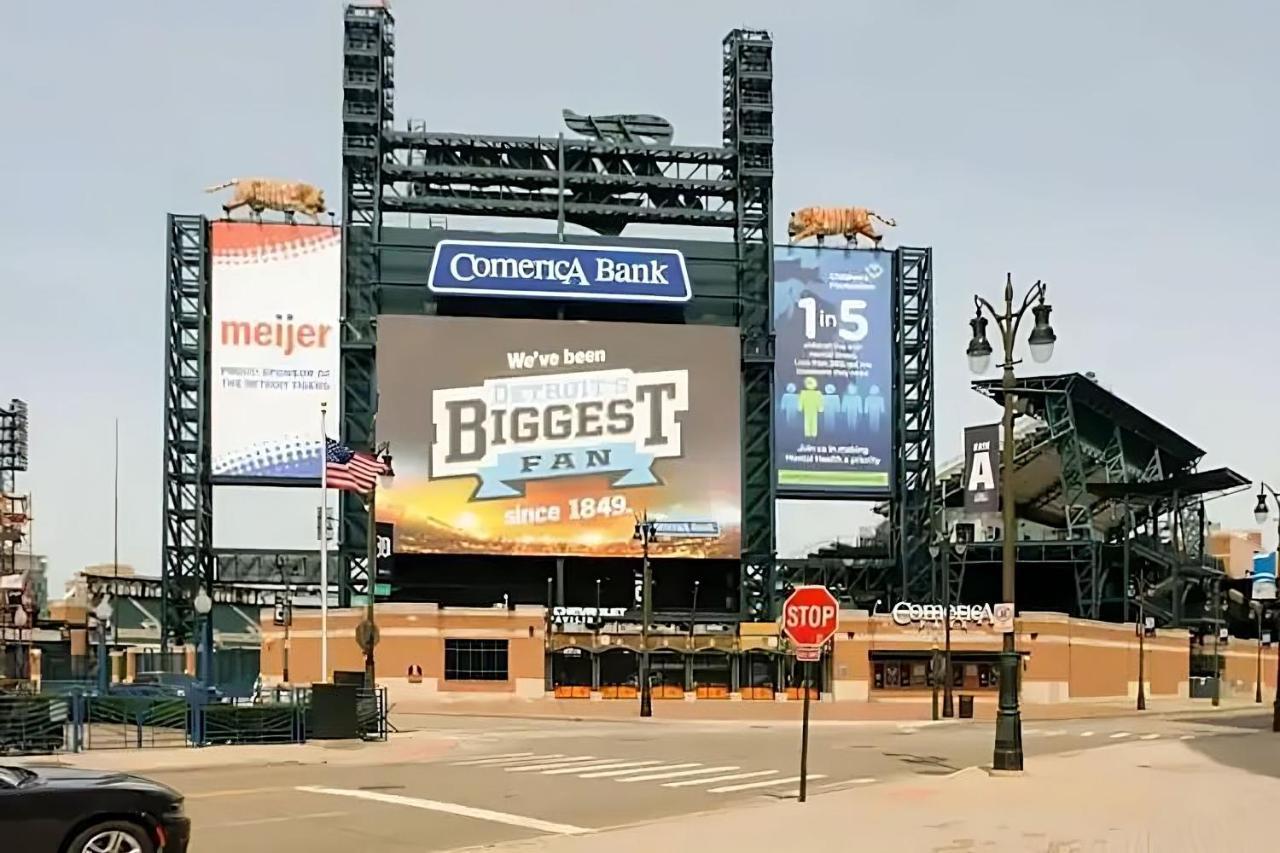 Perfect 1Br In Prime Location & View Of Stadiums Detroit Zewnętrze zdjęcie
